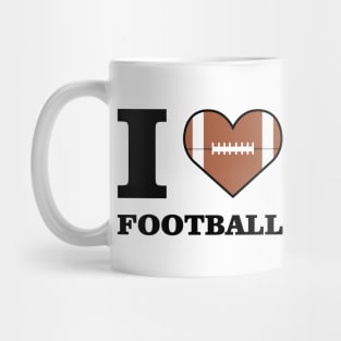 I Love American Football Mug